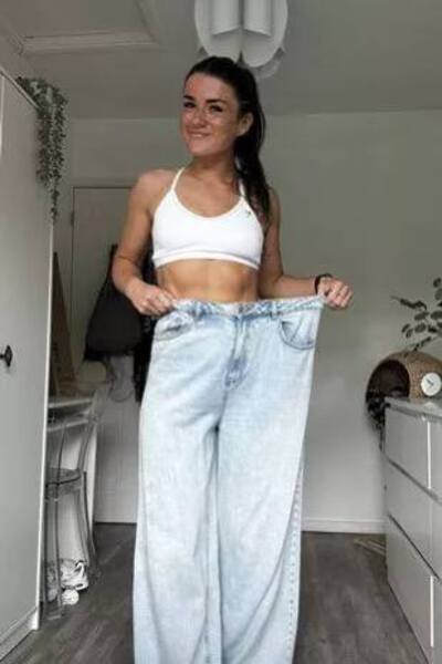 Девушка с помощью простых упражнений сбросила 25 килограммов меньше чем за полгода